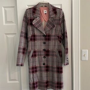 Cabi plaid ponte jacket